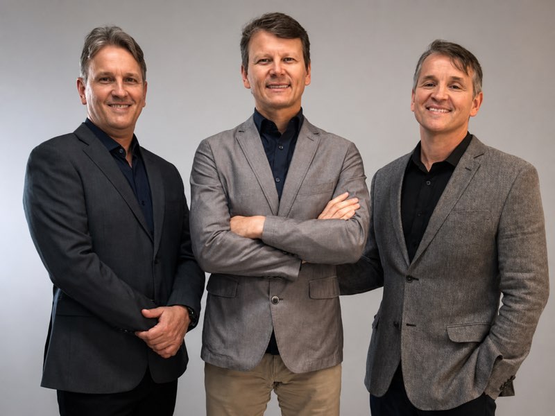 Equipe IMG Odontologia — três irmãos dentistas